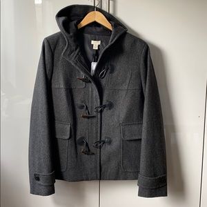 J Crew Toggle Wool Coat Size 20